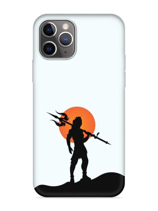 Lord Mahadev Trendy Embossed Soft Silicone Case for Apple Iphone 11 Pro Max Zapvi