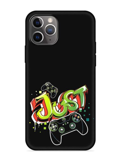 Graffiti Gamepad Illustration Embossed Soft Silicone Case for Apple Iphone 11 Pro Max Zapvi