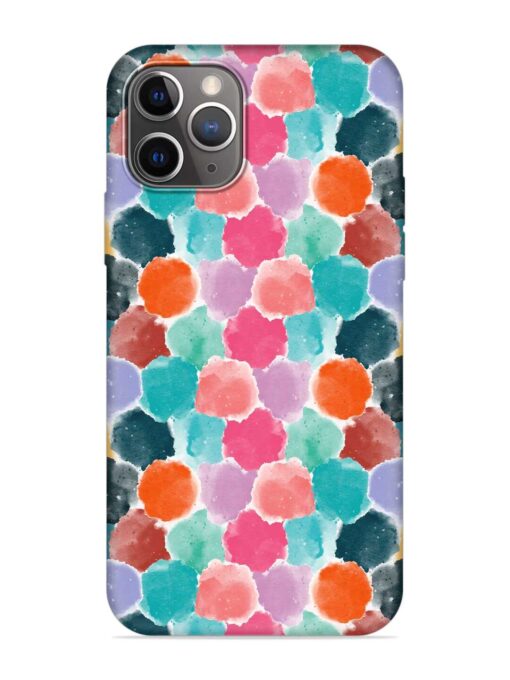 Colorful Seamless Pattern Embossed Soft Silicone Case for Apple Iphone 11 Pro Max Zapvi