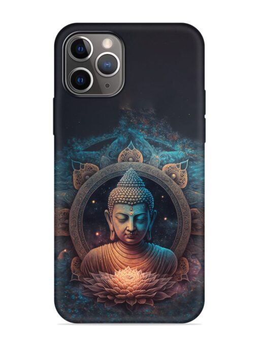 Gautam Buddha Embossed Soft Silicone Case for Apple Iphone 11 Pro Max Zapvi