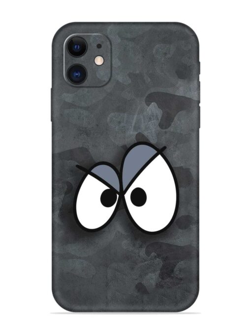 Big Eyes Night Mode Embossed Soft Silicone Case for Apple Iphone 12 Zapvi