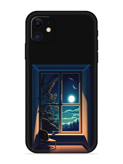 Night View At Window Embossed Soft Silicone Case for Apple Iphone 12 Zapvi