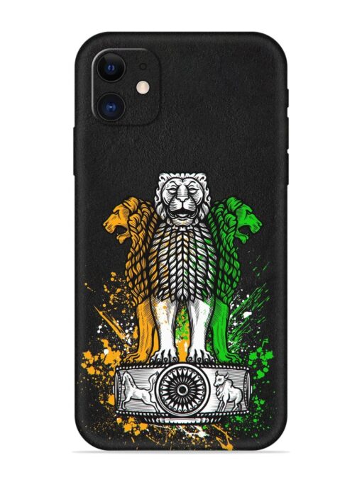 Pillars Of Ashoka Embossed Soft Silicone Case for Apple Iphone 12 Zapvi