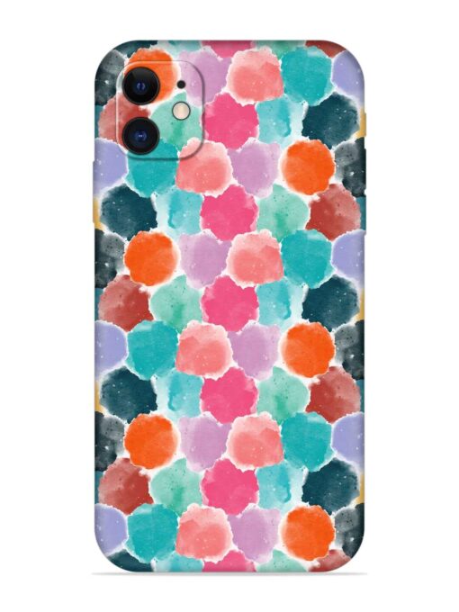 Colorful Seamless Pattern Embossed Soft Silicone Case for Apple Iphone 12 Mini Zapvi