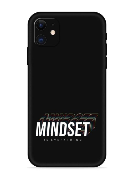 Mindset Everything Slogan Embossed Soft Silicone Case for Apple Iphone 12 Mini Zapvi