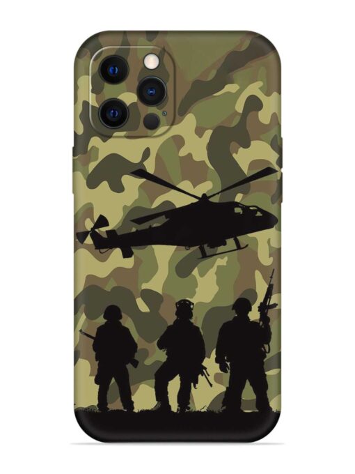 Army Heros Embossed Soft Silicone Case for Apple Iphone 12 Pro Zapvi