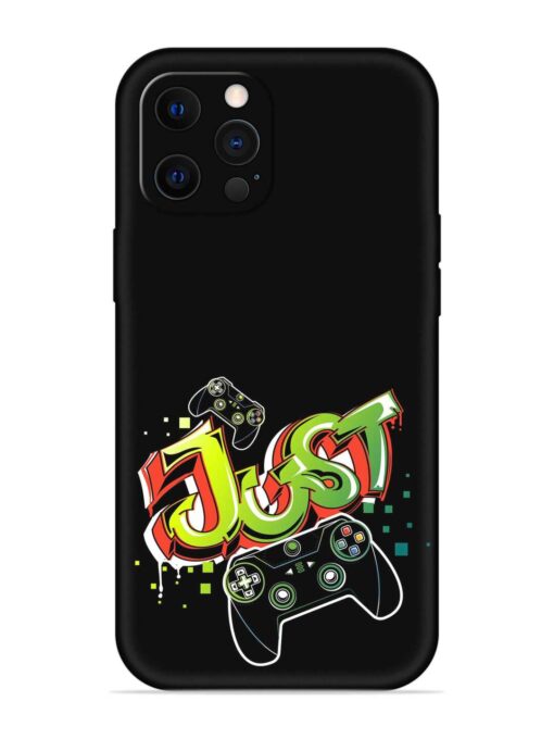 Graffiti Gamepad Illustration Embossed Soft Silicone Case for Apple Iphone 12 Pro Zapvi