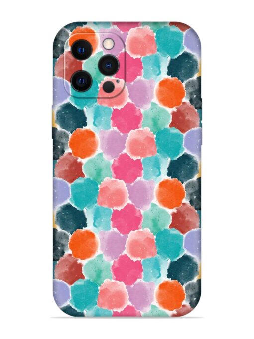 Colorful Seamless Pattern Embossed Soft Silicone Case for Apple Iphone 12 Pro Zapvi