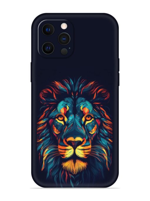 Colorful Lion Embossed Soft Silicone Case for Apple Iphone 12 Pro Zapvi