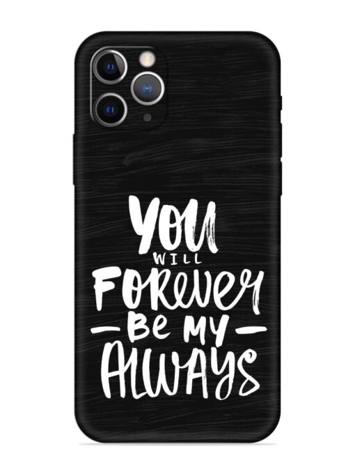 You Will Forever Embossed Soft Silicone Case for Apple Iphone 12 Pro Max Zapvi