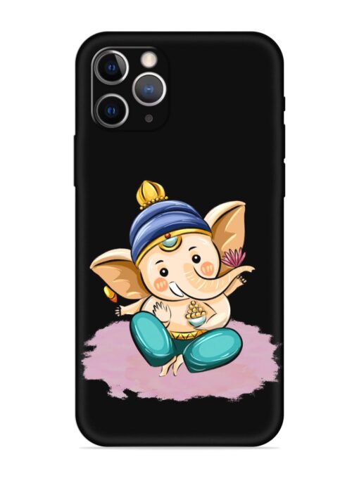 Bal Ganesh Vector Art Embossed Soft Silicone Case for Apple Iphone 12 Pro Max Zapvi