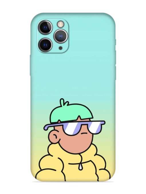 Doodles Cool Character Embossed Soft Silicone Case for Apple Iphone 12 Pro Max Zapvi