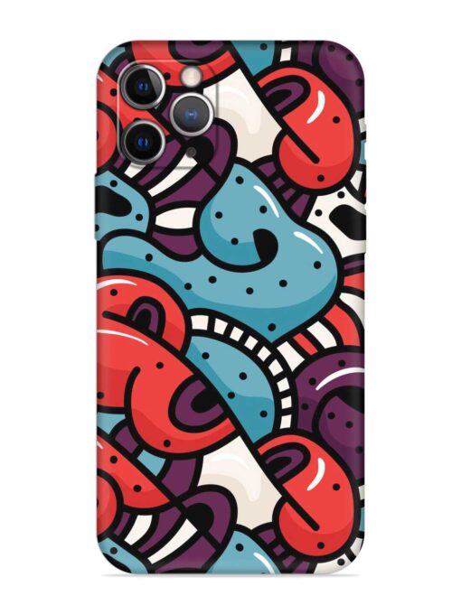 Seamless Backdrop Colorful Embossed Soft Silicone Case for Apple Iphone 12 Pro Max Zapvi