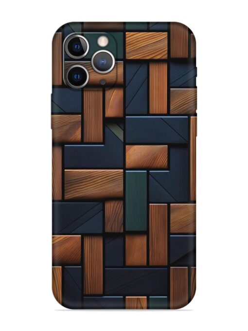 Wooden Background Cubes Embossed Soft Silicone Case for Apple Iphone 12 Pro Max Zapvi