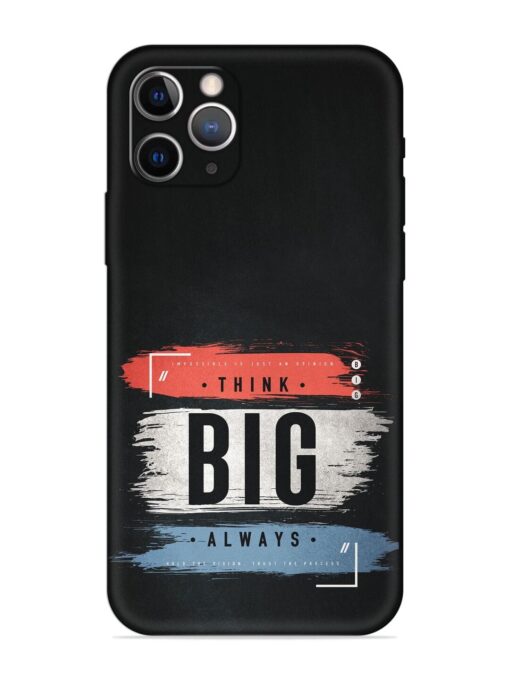 Think Big Always Embossed Soft Silicone Case for Apple Iphone 12 Pro Max Zapvi