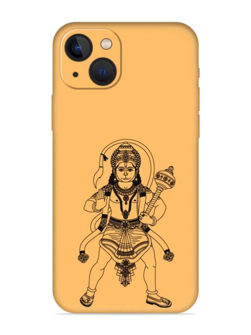 Indian God Hanuman Embossed Soft Silicone Case for Apple Iphone 13 Zapvi