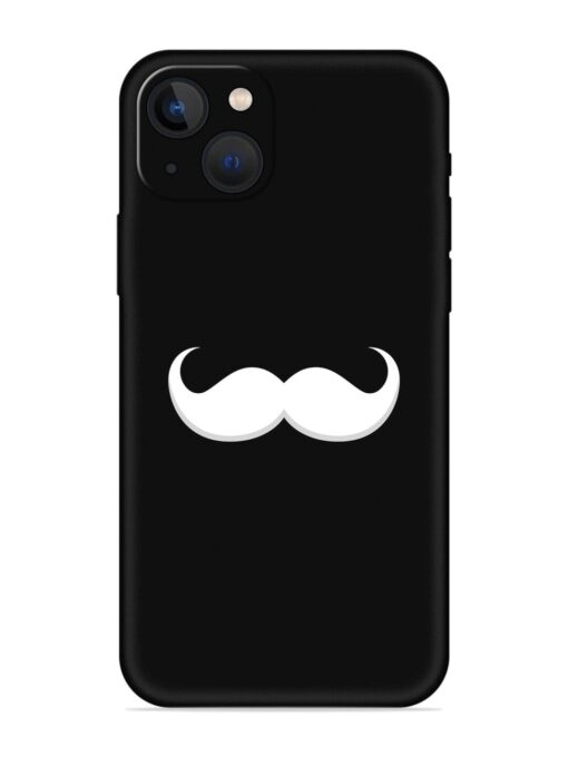 Mustache Vector Embossed Soft Silicone Case for Apple Iphone 13 Zapvi