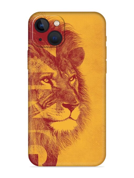 Gold Lion Crown Art Embossed Soft Silicone Case for Apple Iphone 13 Zapvi