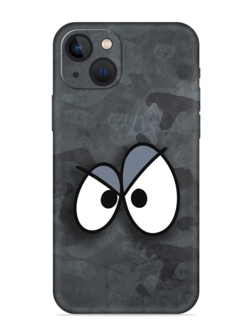 Big Eyes Night Mode Embossed Soft Silicone Case for Apple Iphone 13 Mini Zapvi