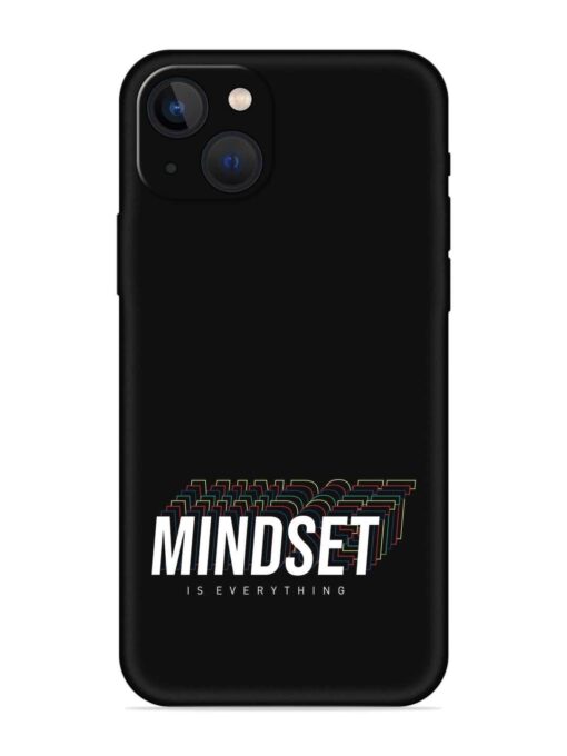 Mindset Everything Slogan Embossed Soft Silicone Case for Apple Iphone 13 Mini Zapvi