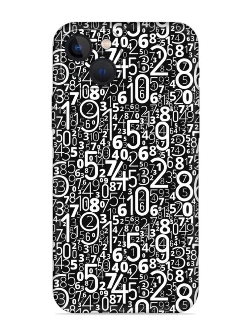 Many Numbers Different Embossed Soft Silicone Case for Apple Iphone 13 Mini Zapvi