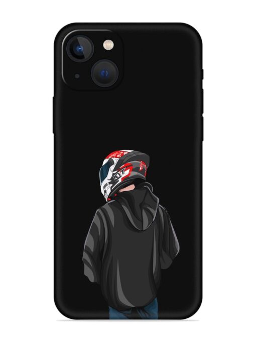 Motorcycle Rider Embossed Soft Silicone Case for Apple Iphone 13 Mini Zapvi