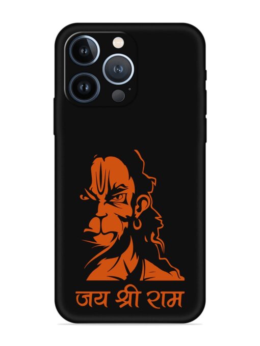 Angry Hanuman Embossed Soft Silicone Case for Apple Iphone 13 Pro Max Zapvi