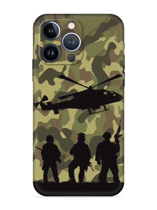 Army Heros Embossed Soft Silicone Case for Apple Iphone 13 Pro Max Zapvi