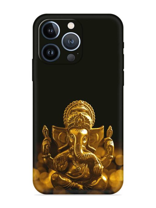 Lord Ganesha Indian Festival Embossed Soft Silicone Case for Apple Iphone 13 Pro Max Zapvi