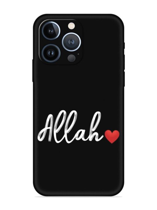 Allah Embossed Soft Silicone Case for Apple Iphone 13 Pro Max Zapvi