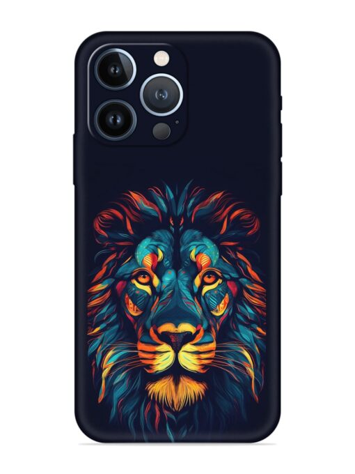 Colorful Lion Embossed Soft Silicone Case for Apple Iphone 13 Pro Max Zapvi