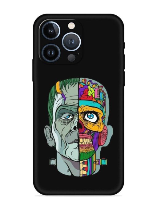 Men Vs Skull Embossed Soft Silicone Case for Apple Iphone 13 Pro Max Zapvi