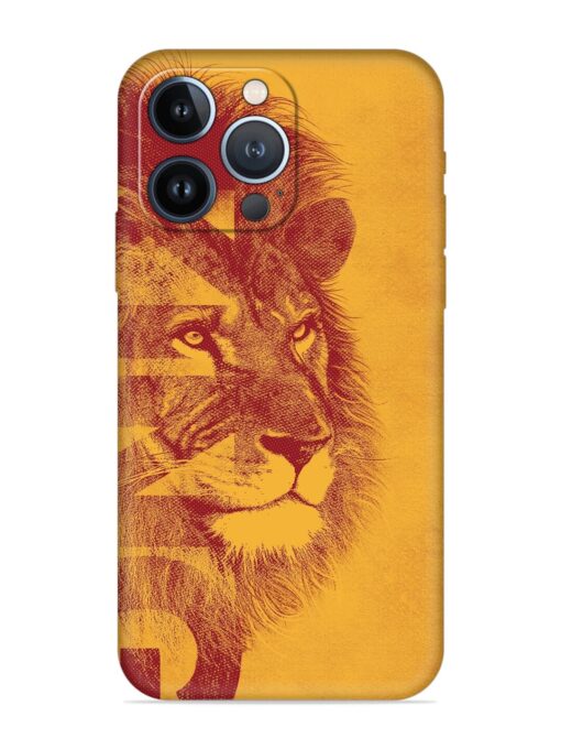 Gold Lion Crown Art Embossed Soft Silicone Case for Apple Iphone 13 Pro Max Zapvi