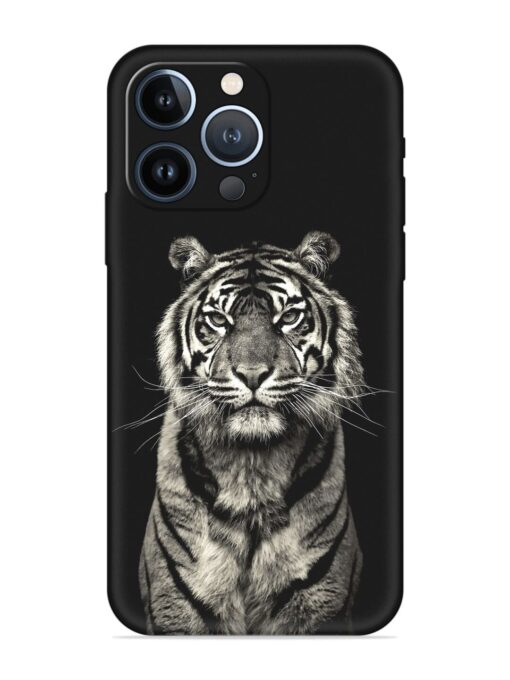 Tiger Art Embossed Soft Silicone Case for Apple Iphone 13 Pro Max Zapvi