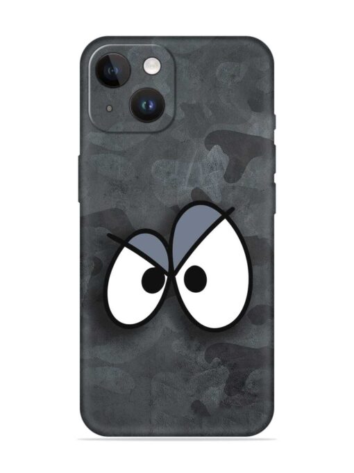 Big Eyes Night Mode Embossed Soft Silicone Case for Apple Iphone 14 Zapvi