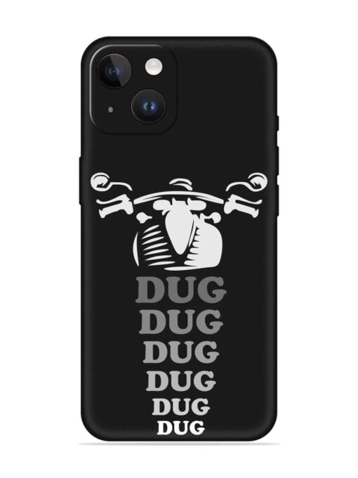 Dug Dug Dug Embossed Soft Silicone Case for Apple Iphone 14 Zapvi