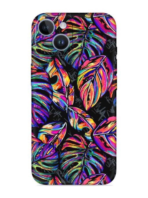 Tropical Seamless Vector Embossed Soft Silicone Case for Apple Iphone 14 Plus Zapvi