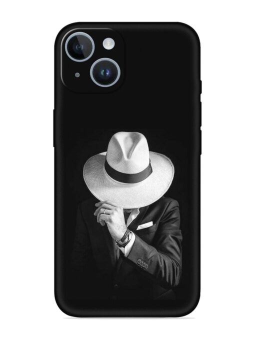 Men Under Hat Embossed Soft Silicone Case for Apple Iphone 14 Plus Zapvi