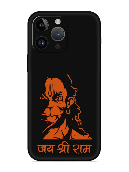 Angry Hanuman Embossed Soft Silicone Case for Apple Iphone 14 Pro Zapvi