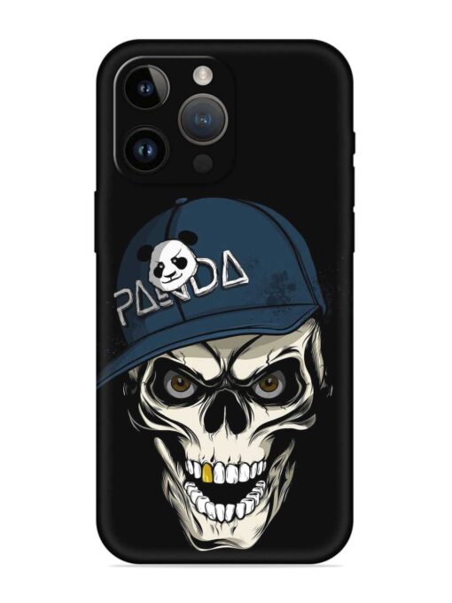 Panda Skull Embossed Soft Silicone Case for Apple Iphone 14 Pro Zapvi