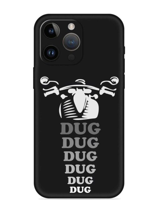 Dug Dug Dug Embossed Soft Silicone Case for Apple Iphone 14 Pro Zapvi