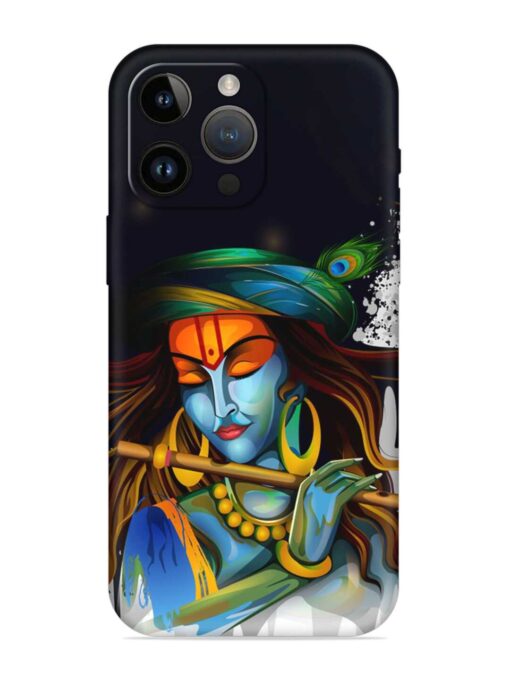 Krishna Art Embossed Soft Silicone Case for Apple Iphone 14 Pro Zapvi