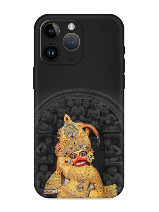 Indian Gold Hanuman Embossed Soft Silicone Case for Apple Iphone 14 Pro Zapvi