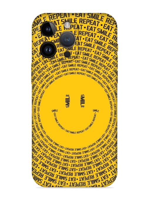 Smiley Embossed Soft Silicone Case for Apple Iphone 14 Pro Zapvi