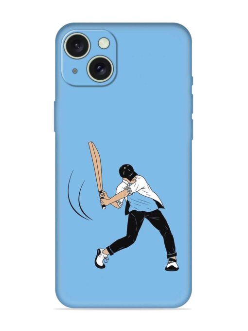 Cricket Gully Boy Embossed Soft Silicone Case for Apple Iphone 15 Plus Zapvi