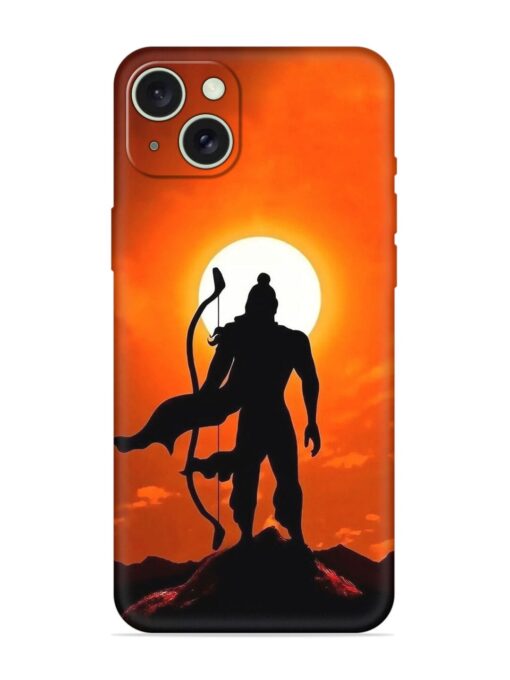 Shree Ram Embossed Soft Silicone Case for Apple Iphone 15 Plus Zapvi