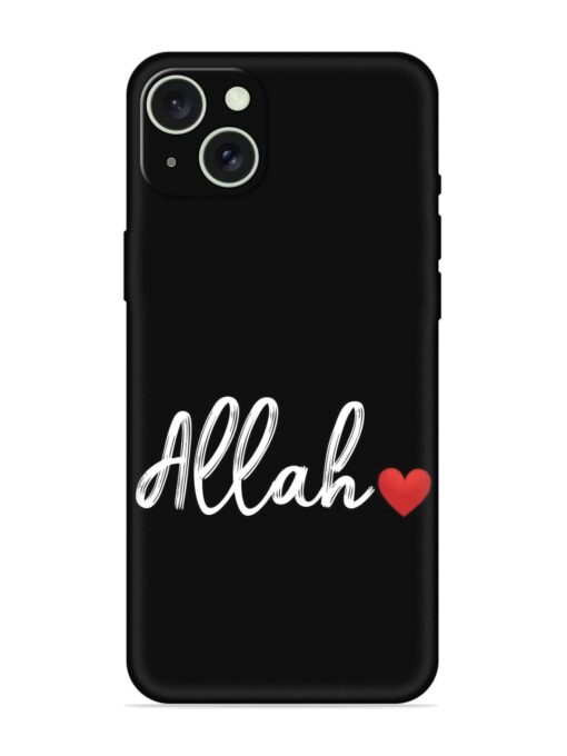 Allah Embossed Soft Silicone Case for Apple Iphone 15 Plus Zapvi