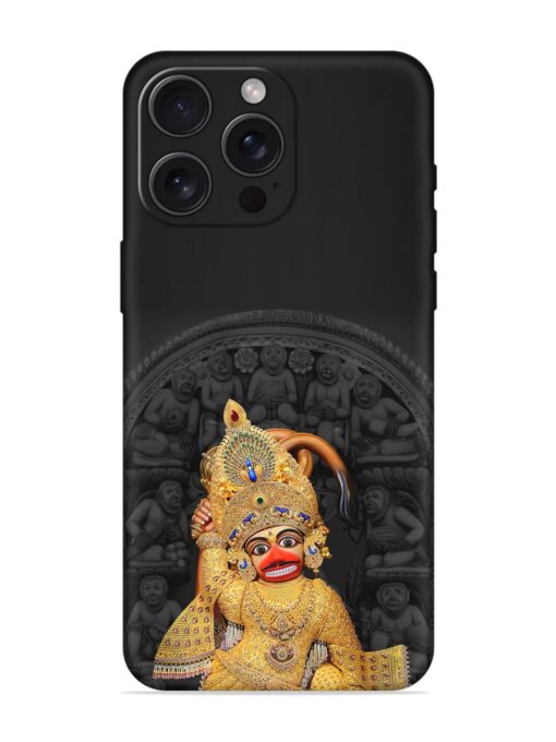 Indian Gold Hanuman Embossed Soft Silicone Case for Apple Iphone 15 Pro Max Zapvi