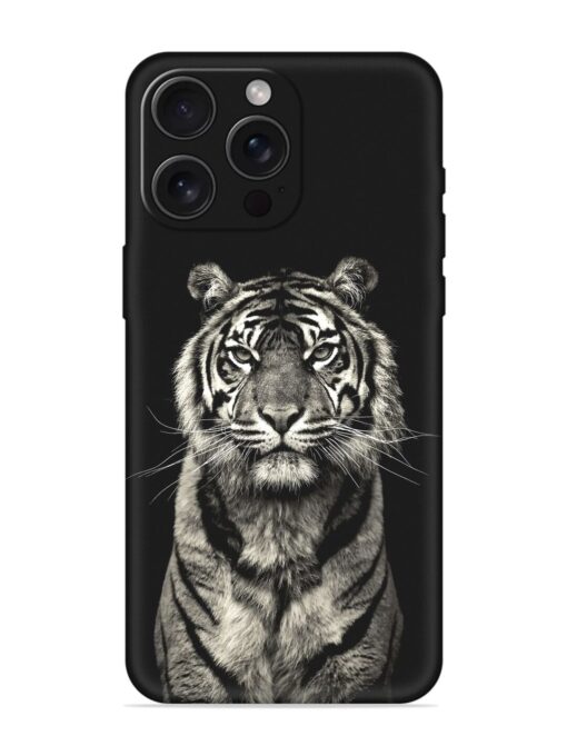 Tiger Art Embossed Soft Silicone Case for Apple Iphone 15 Pro Max Zapvi