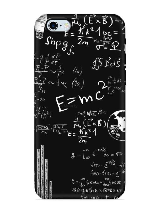 E=Mc2 Mass?Energy Equivalence Embossed Soft Silicone Case for Apple Iphone 6 Zapvi